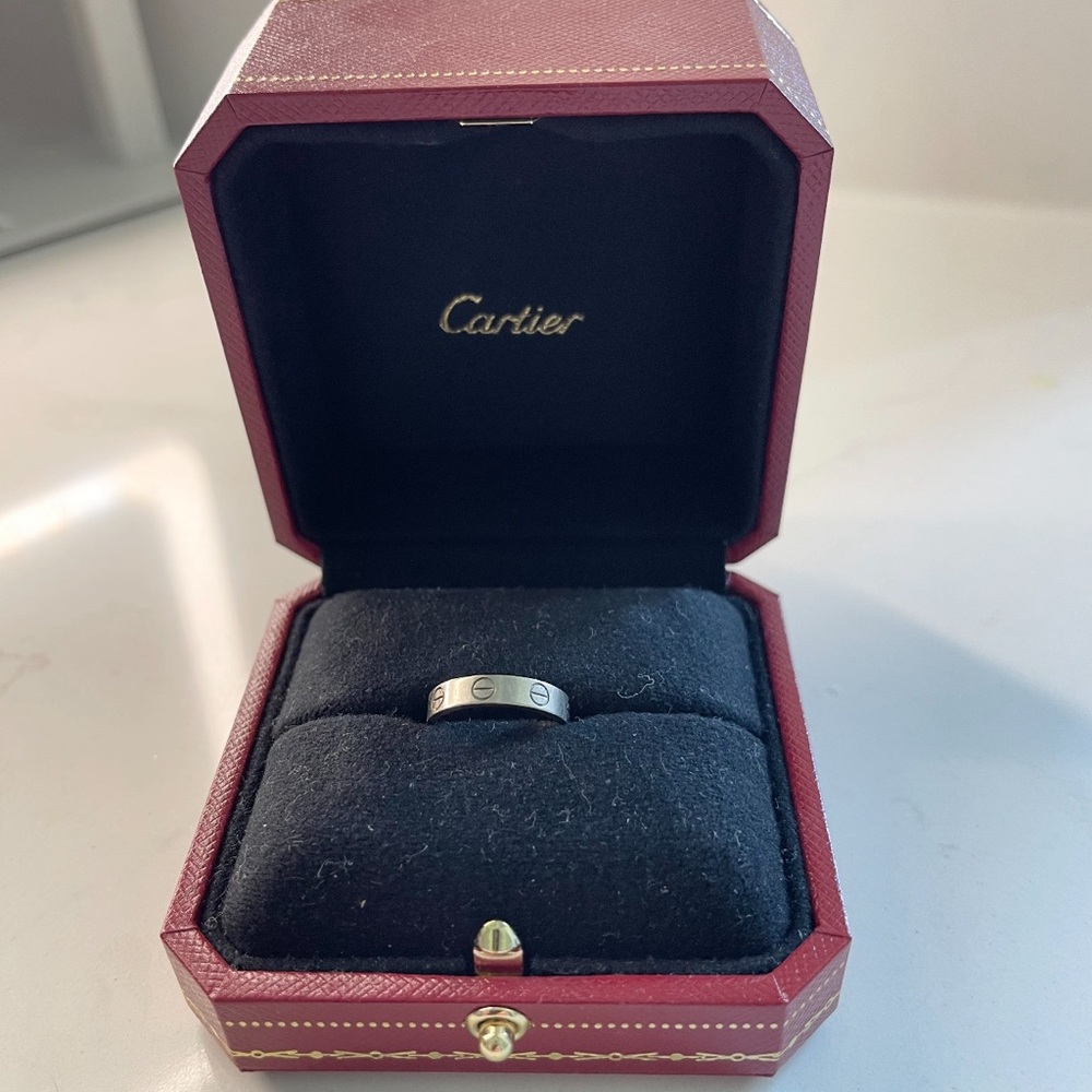 Cartier Love Ring white gold size 48
